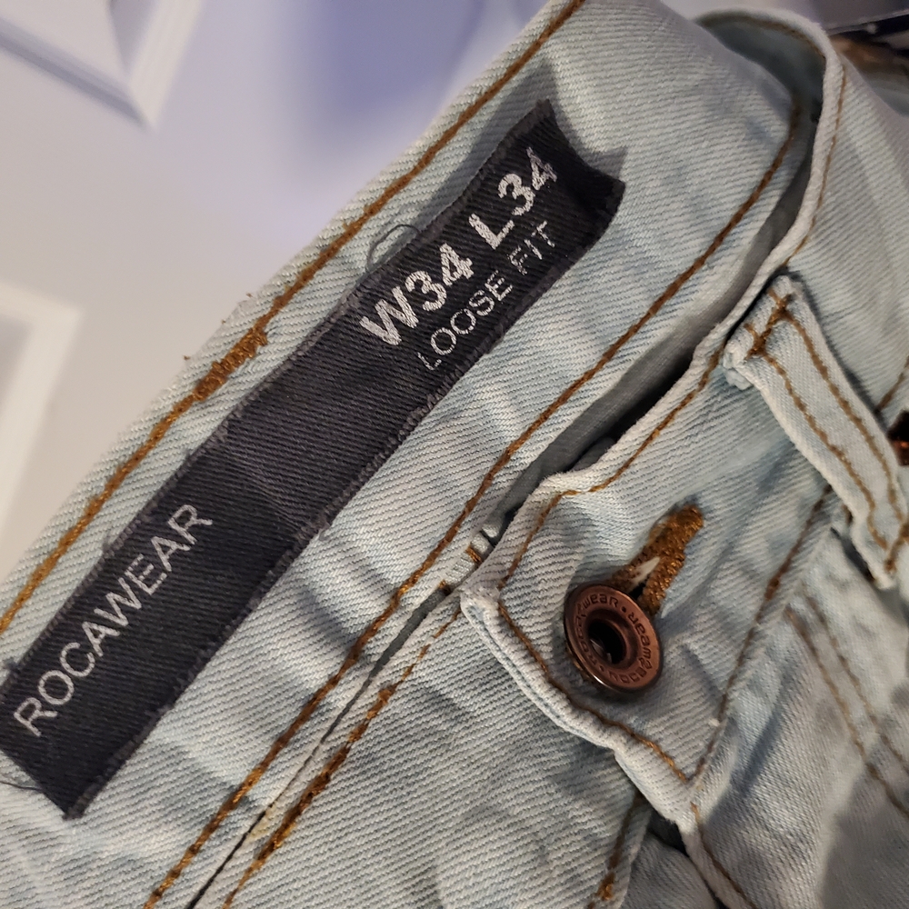 Rocawear Light Blue Loose Fit Jeans